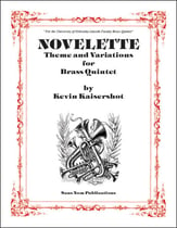 Novelette Theme and Variations Brass Quintet cover